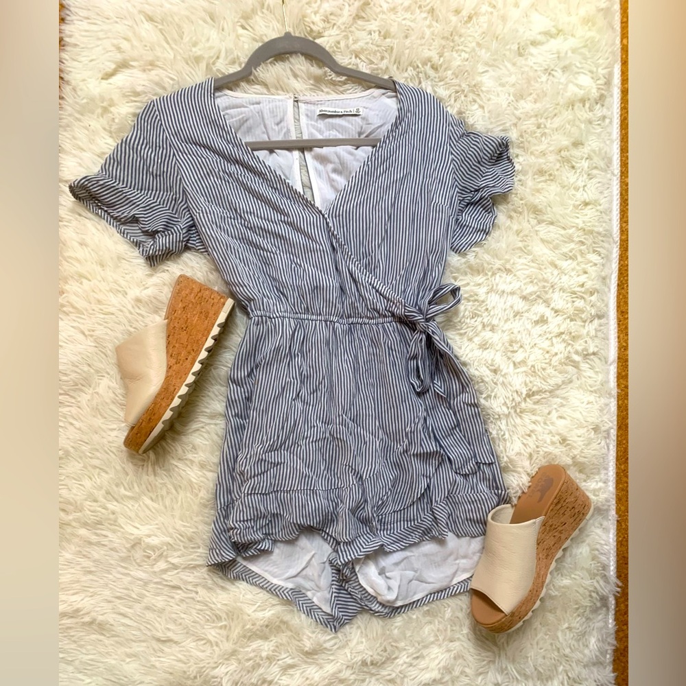 Striped romper